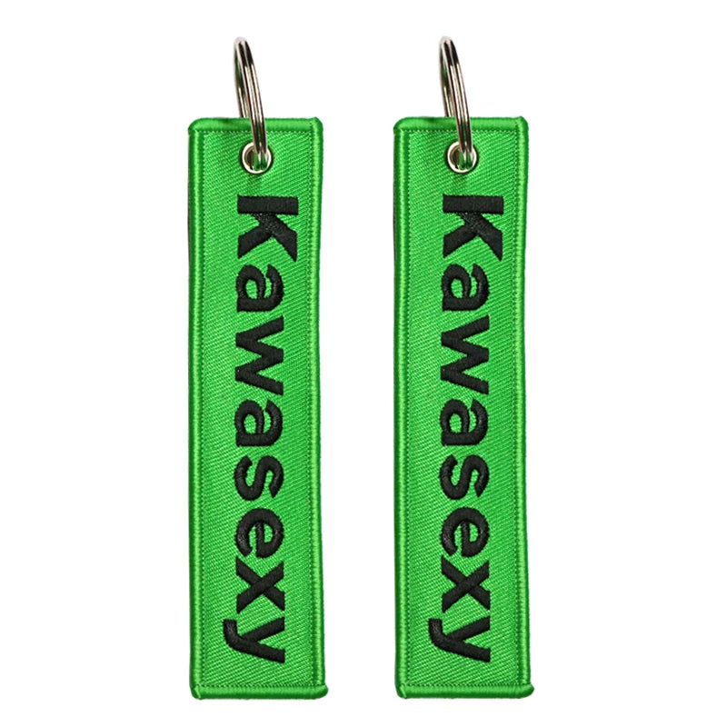 Kawasexy Double-Sided Embroidery Keychain