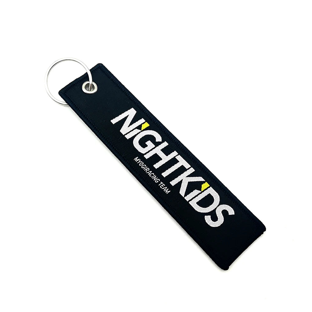 Initial D Club Embroidery Key Tags