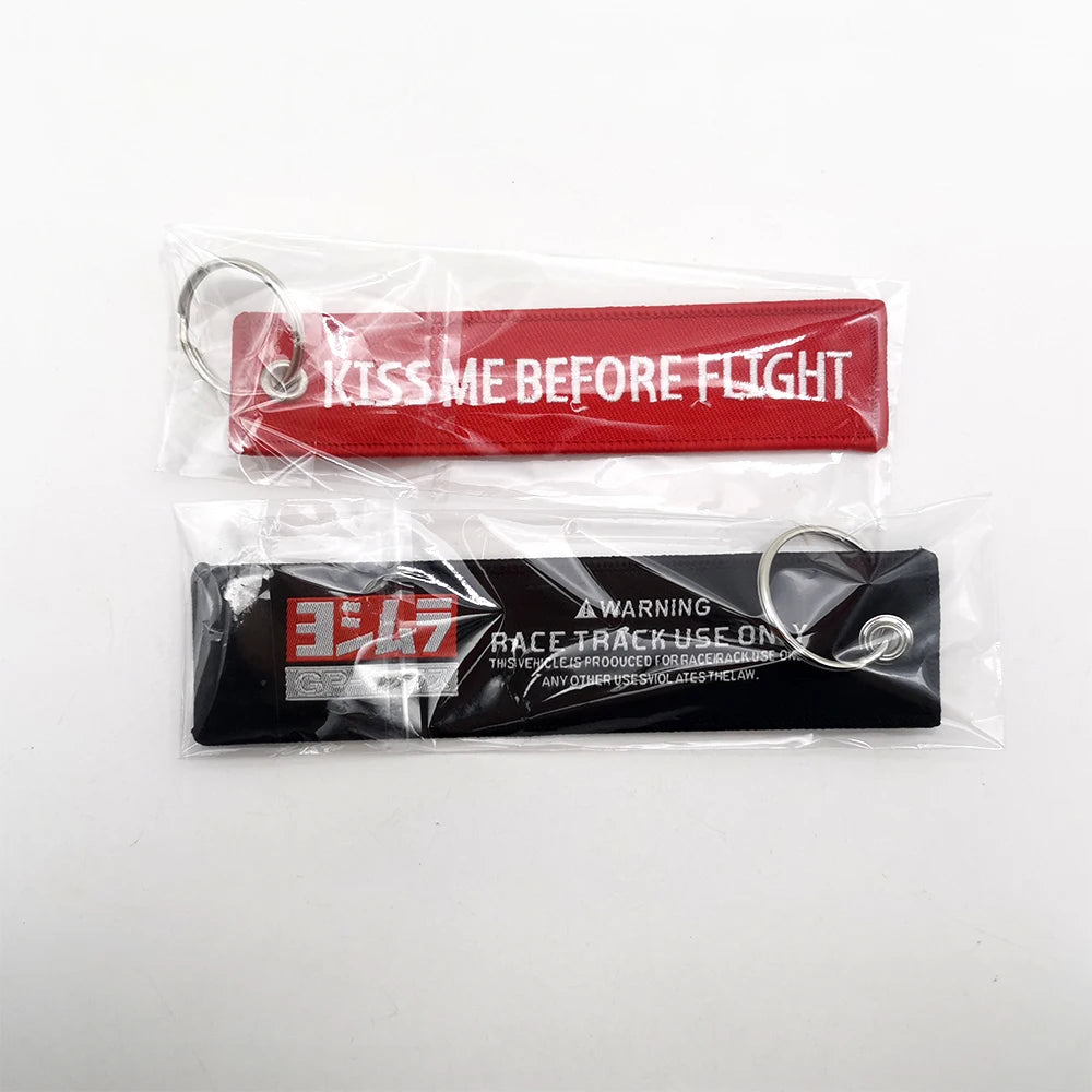 Initial D Club Embroidery Key Tags