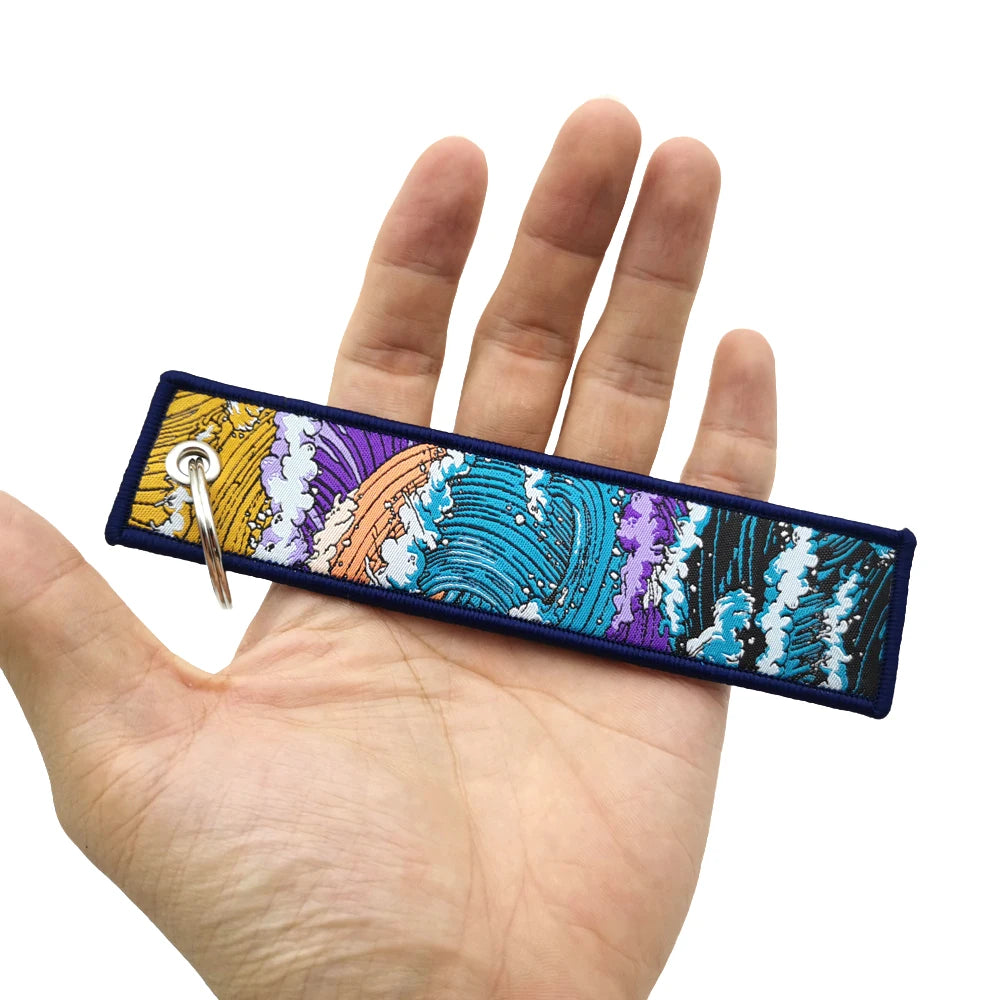 Initial D Club Embroidery Key Tags