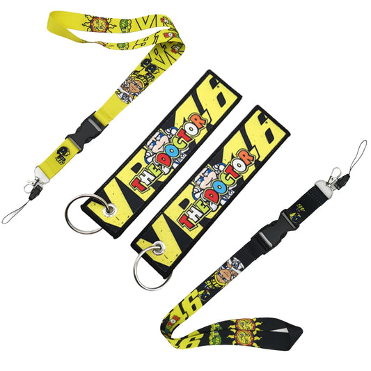 THE DOCTOR 46 Graphic Neck Lanyard and Keychain