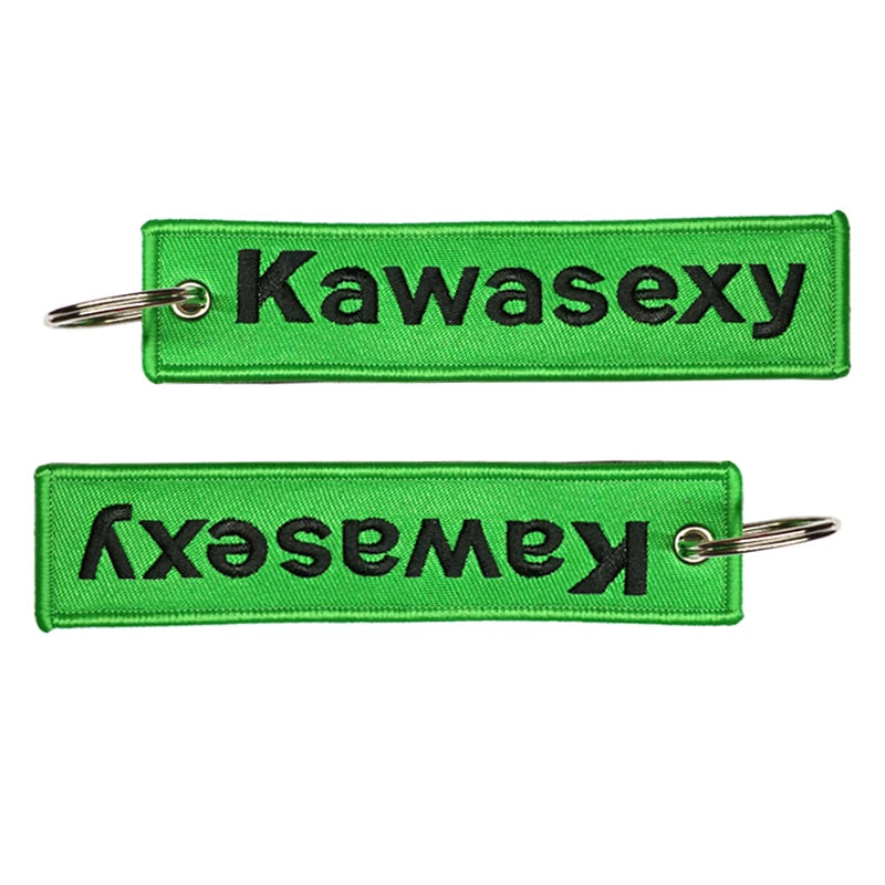 Kawasexy Double-Sided Embroidery Keychain