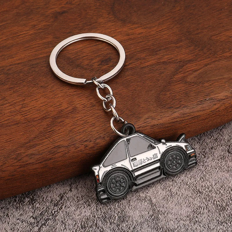 GTR, AE86, JDM Car Charm Metal Keychain