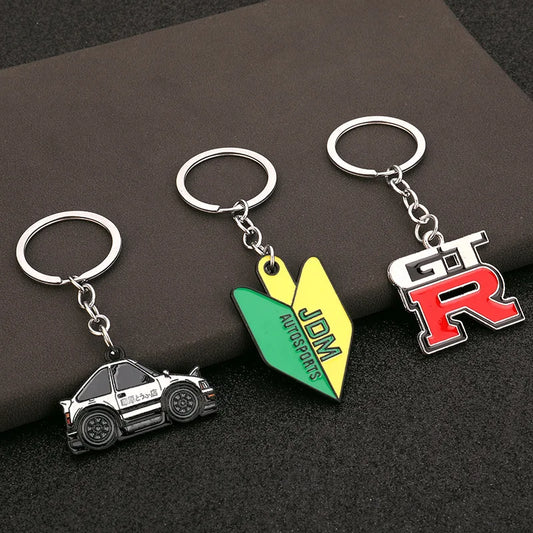 GTR, AE86, JDM Car Charm Metal Keychain
