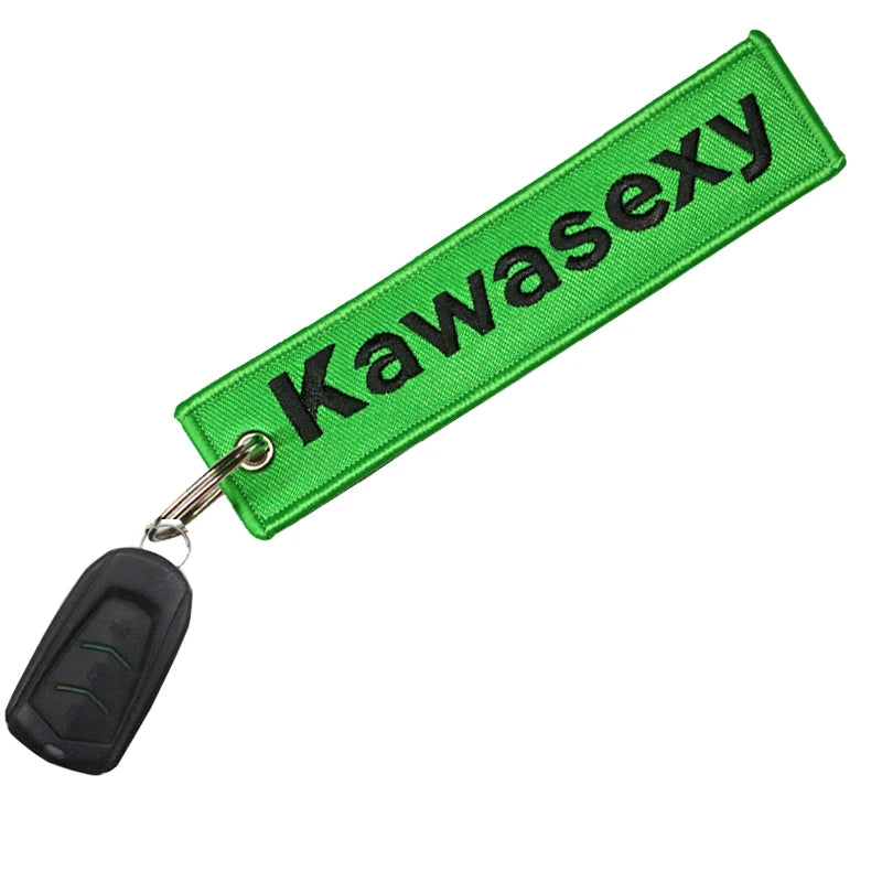 Kawasexy Double-Sided Embroidery Keychain